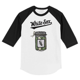 Chicago White Sox Pickle Jar 3/4 Black Sleeve Raglan