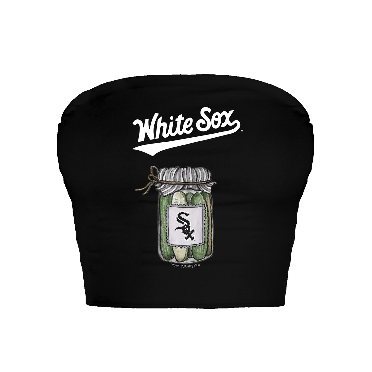 Chicago White Sox Pickle Jar Crop Tube Top