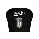 Chicago White Sox Pickle Jar Crop Tube Top