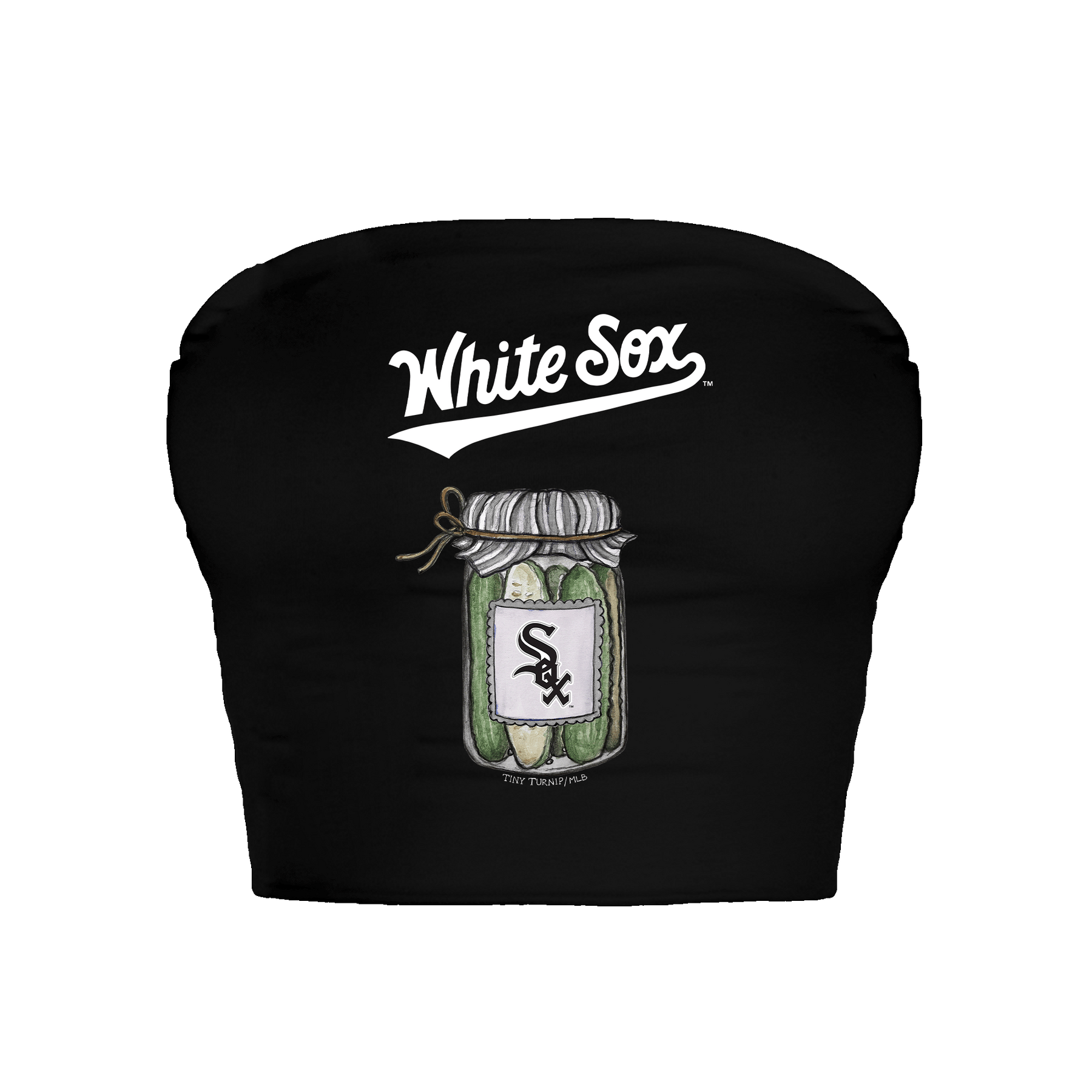 Chicago White Sox Pickle Jar Crop Tube Top