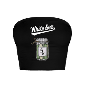 Chicago White Sox Pickle Jar Crop Tube Top