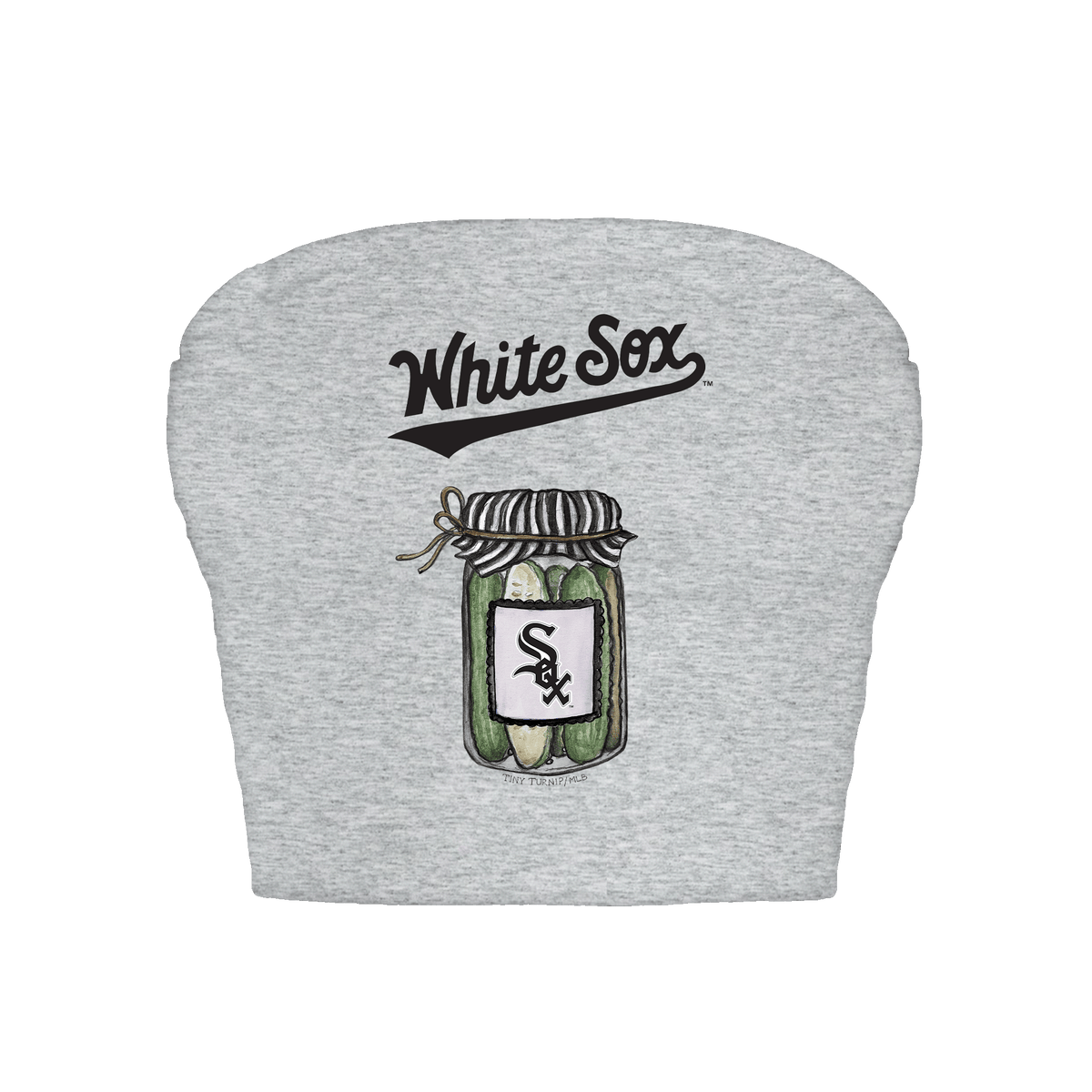 Chicago White Sox Pickle Jar Crop Tube Top