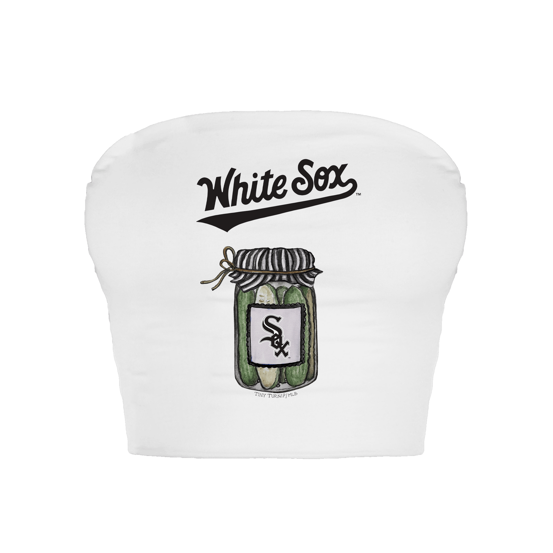 Chicago White Sox Pickle Jar Crop Tube Top