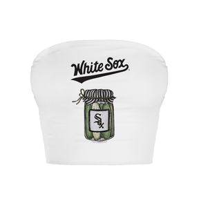 Chicago White Sox Pickle Jar Crop Tube Top