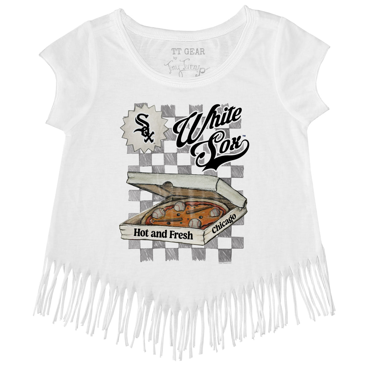 Chicago White Sox Pizza Fringe Tee