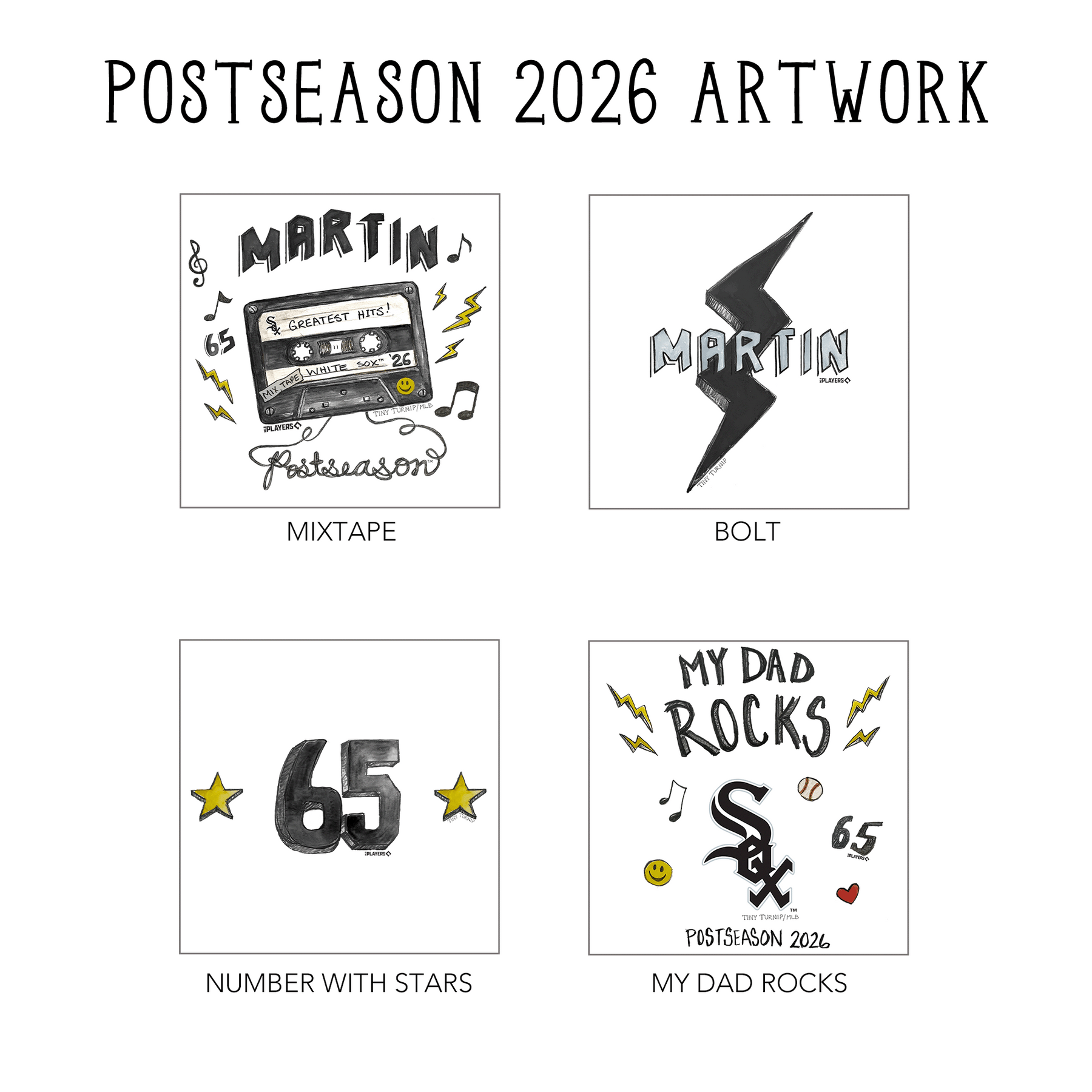 VIP Chicago White Sox Postseason '26 Roxy Raglan Long Sleeve - Tiny Turnip