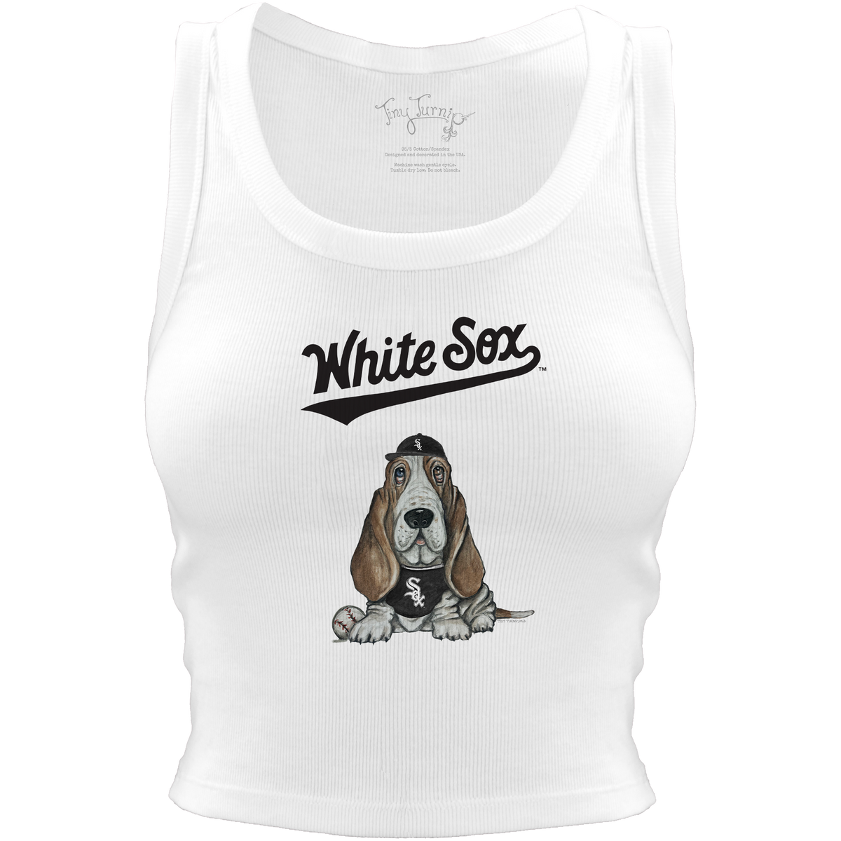 Chicago White Sox Puddy Crop Tank - Tiny Turnip