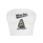 Chicago White Sox Puddy Crop Tube Top - Tiny Turnip
