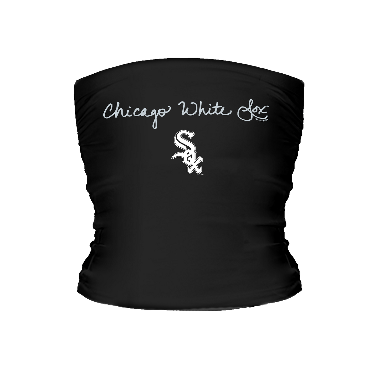 Chicago White Sox Logo Script Tube Top - Tiny Turnip