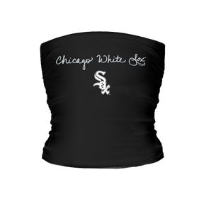 Chicago White Sox Logo Script Tube Top - Tiny Turnip