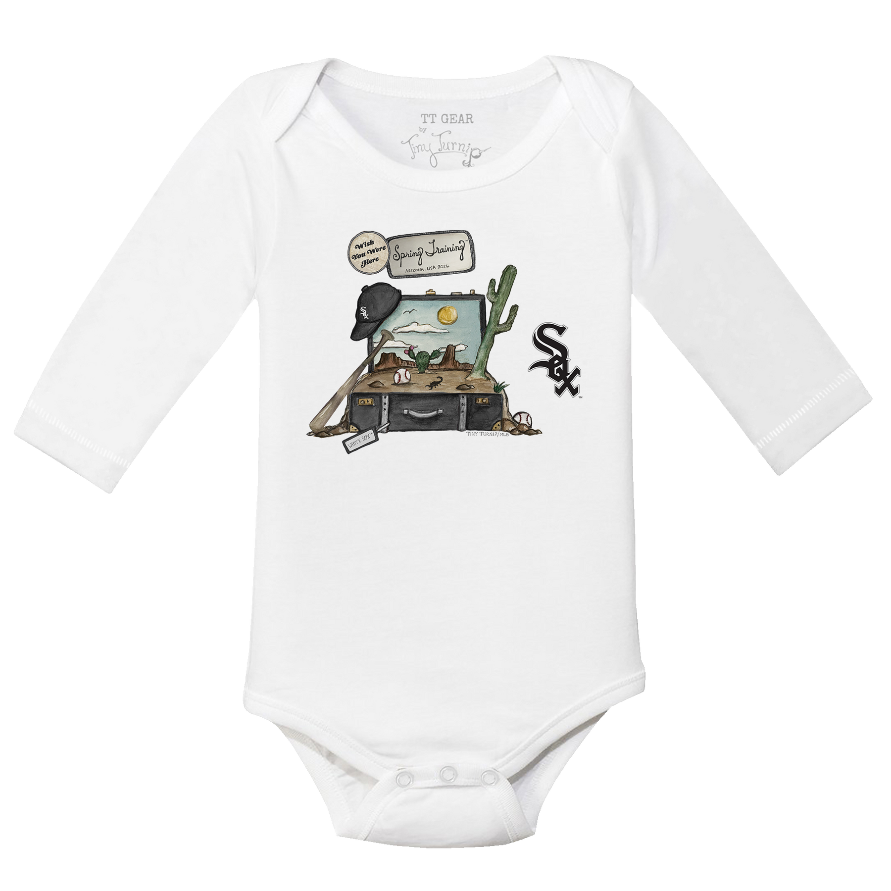 Chicago White Sox Spring Training 2026 Long Sleeve Snapper - Tiny Turnip