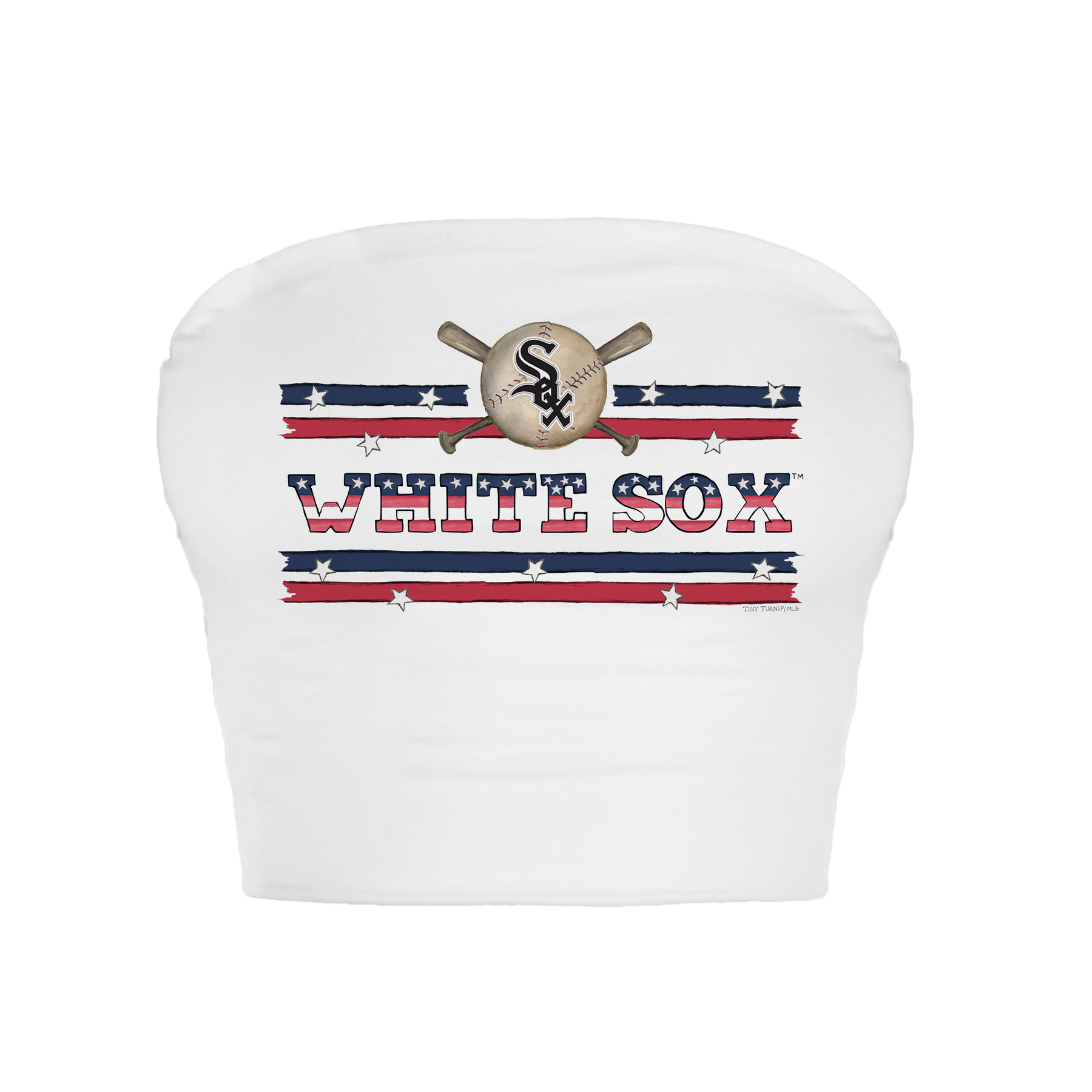 Chicago White Sox Stars and Stripes Crop Tube Top
