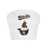 Chicago White Sox Sundae Helmet Crop Tube Top