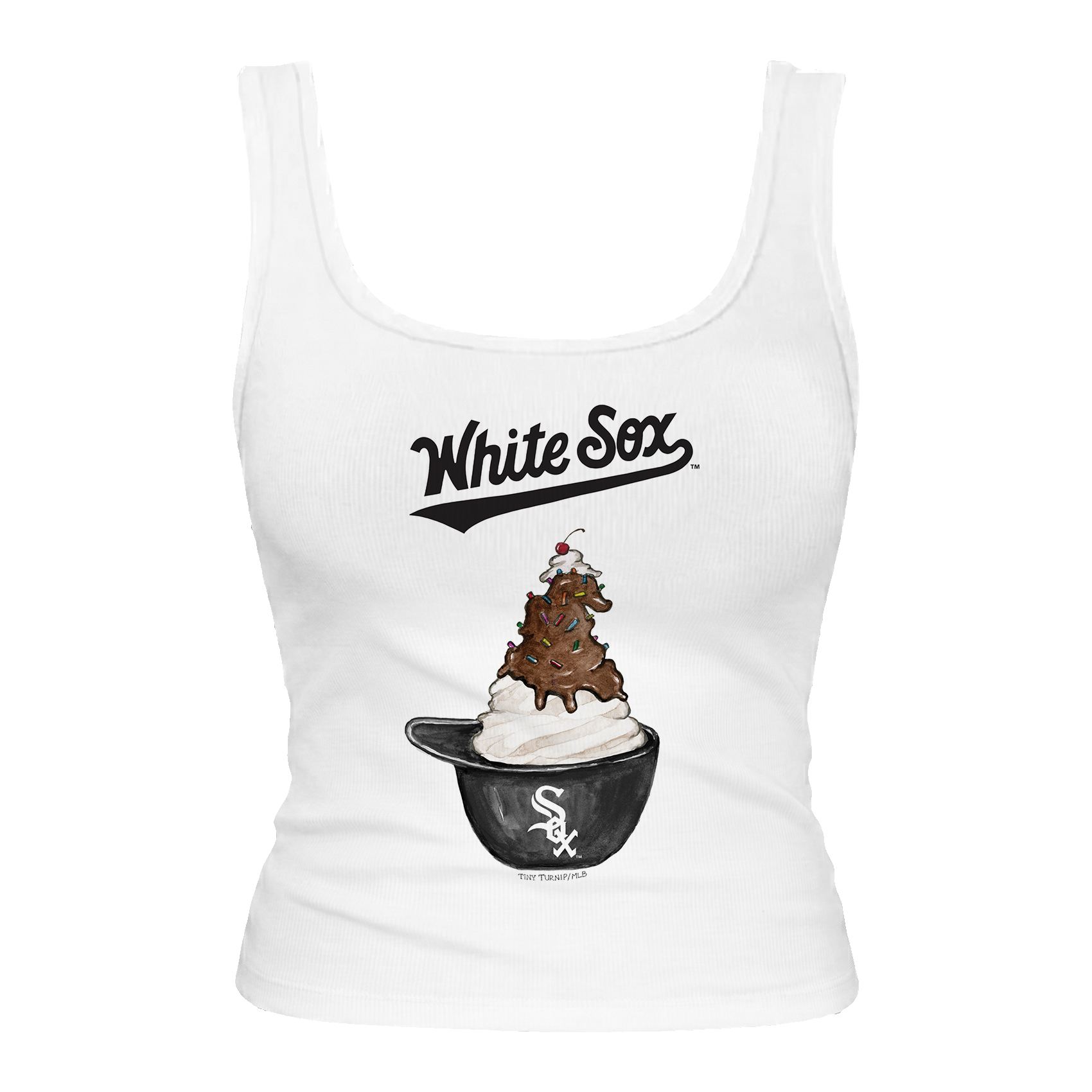 Chicago White Sox Sundae Helmet Emmy Tank