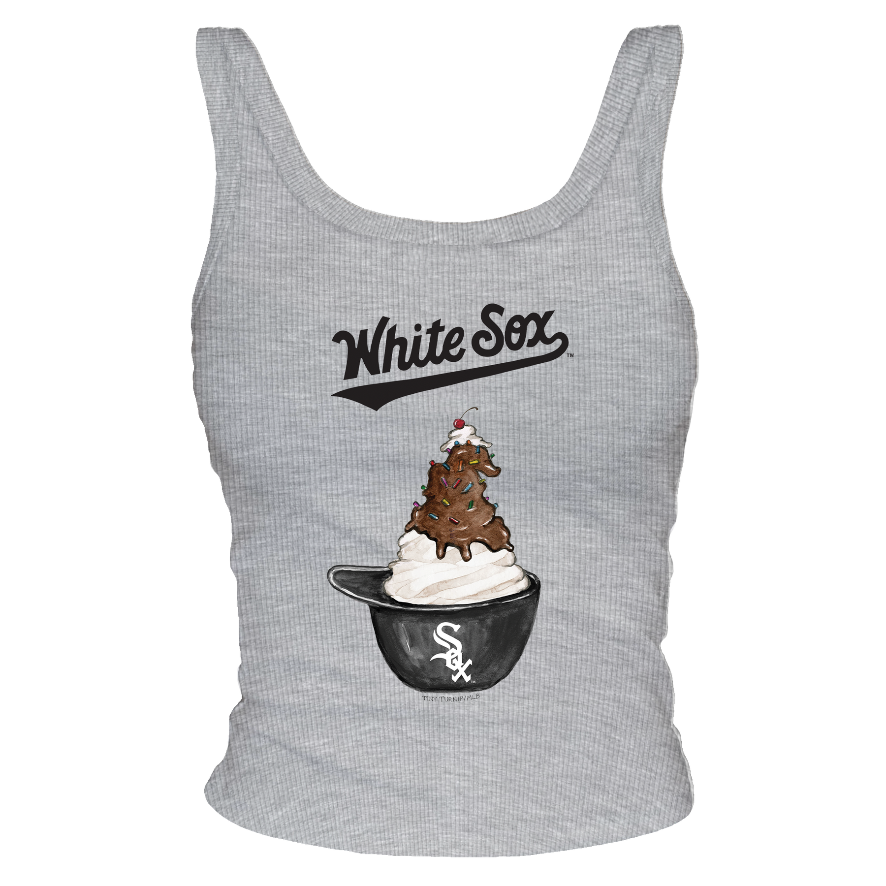 Chicago White Sox Sundae Helmet Ribbed Tank