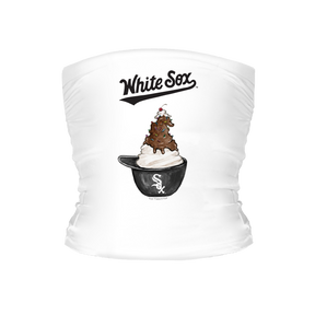 Chicago White Sox Sundae Helmet Tube Top - Tiny Turnip