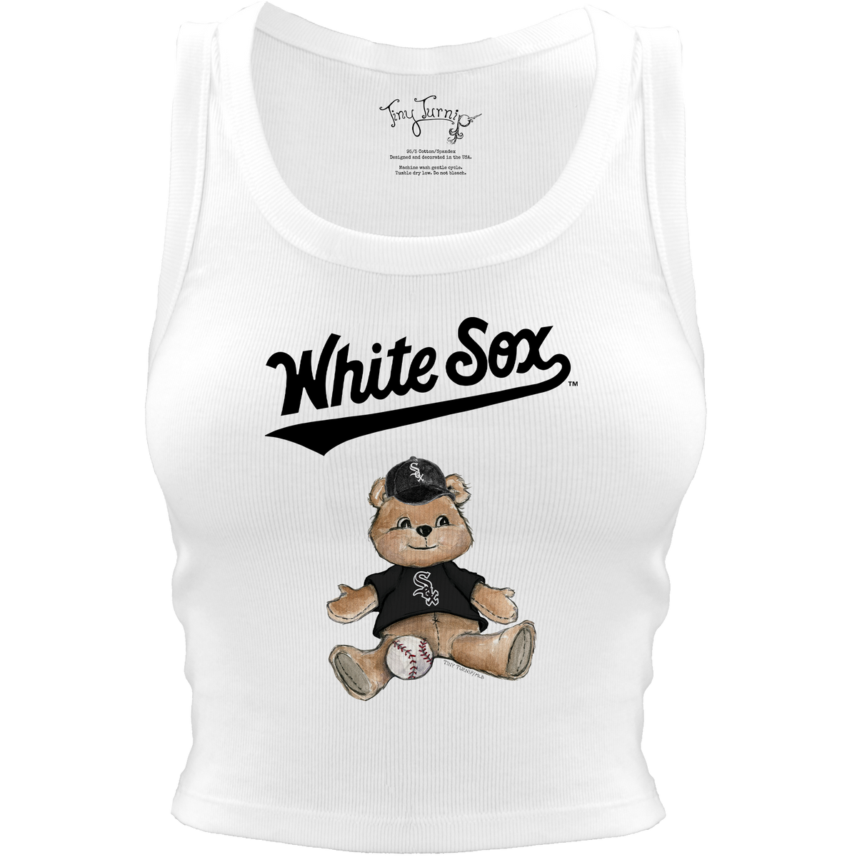 Chicago White Sox Teddy Crop Tank– Tiny Turnip