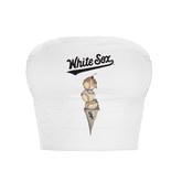Chicago White Sox Triple Scoop Crop Tube Top