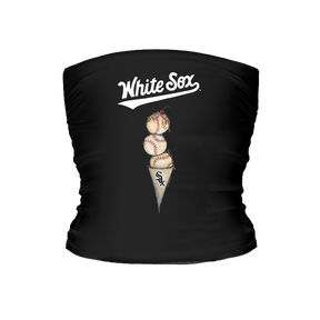 Chicago White Sox Triple Scoop Tube Top - Tiny Turnip