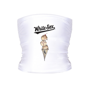 Chicago White Sox Triple Scoop Tube Top - Tiny Turnip