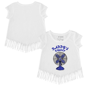 VIP MLB MLB Daddy's Biggest Fan w/ Number - Fringe Tee - Tiny Turnip