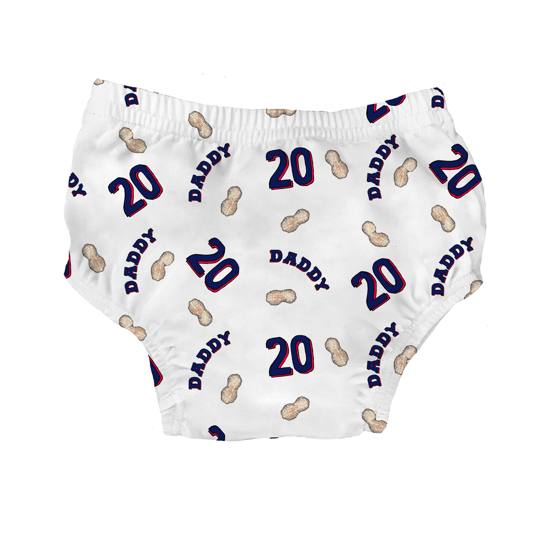 Daddy w/ Peanuts, Number - Bloomers - Tiny Turnip