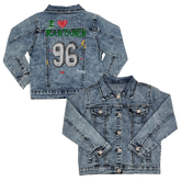 VIP NHL I Heart Player w/ Name, Number - Kid's Denim Jacket - Tiny Turnip