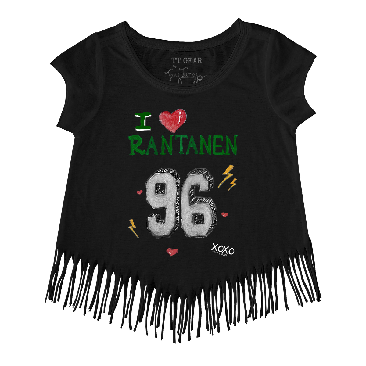 VIP NHL I Heart Player w/ Name, Number - Fringe Tee - Tiny Turnip