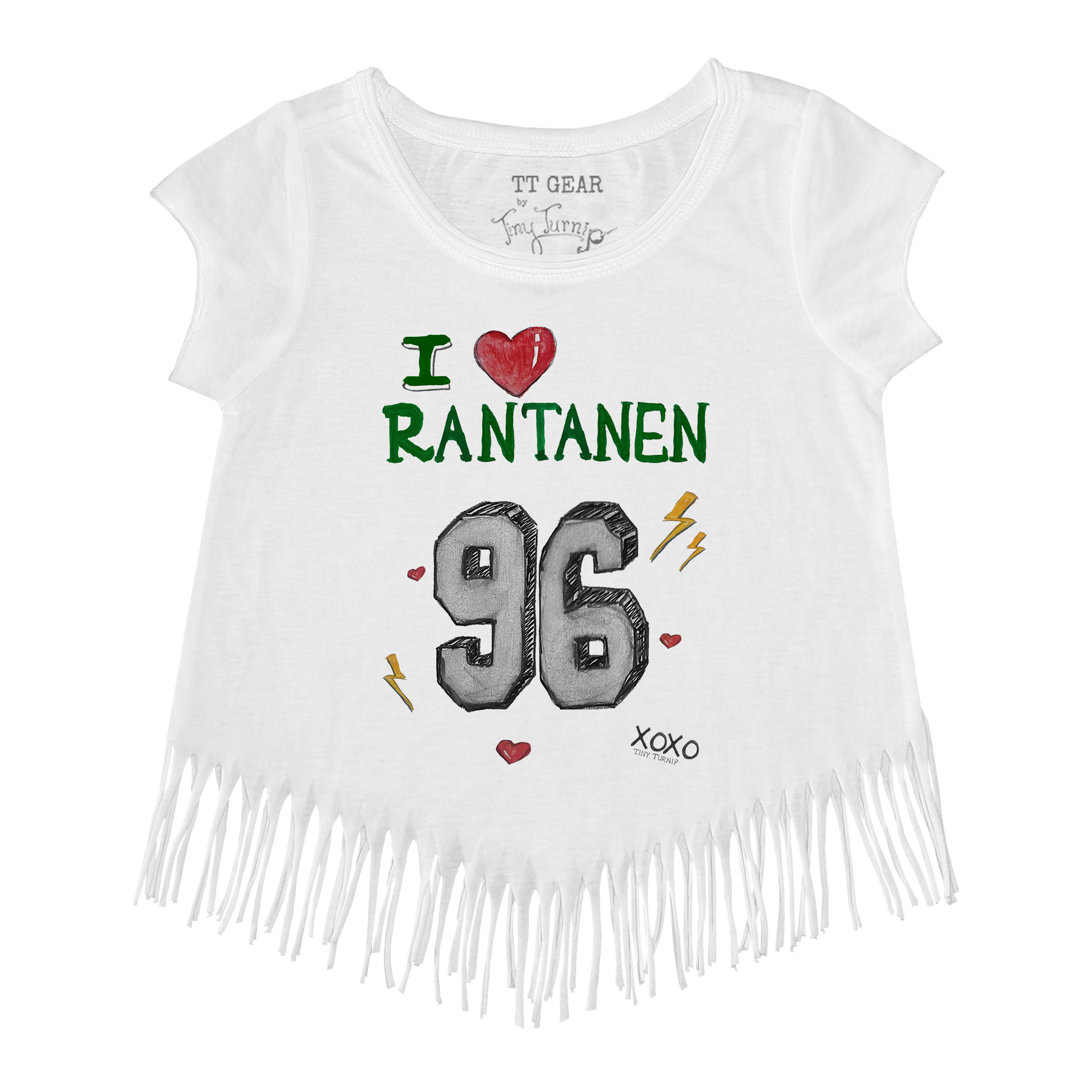 VIP NHL I Heart Player w/ Name, Number - Fringe Tee - Tiny Turnip