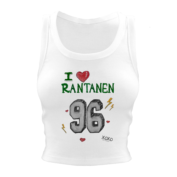 VIP NHL I Heart Player w/ Name, Number - Crop Tank - Tiny Turnip