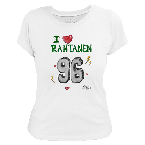 VIP NHL I Heart Player w/ Name, Number - Women's Tee Shirt - Tiny Turnip