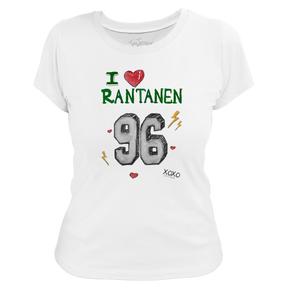 VIP NHL I Heart Player w/ Name, Number - Women's Tee Shirt - Tiny Turnip