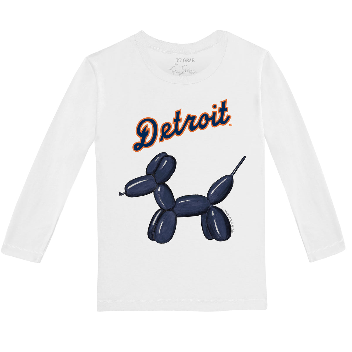 Detroit Tigers Balloon Dog Long-Sleeve Tee Shirt