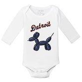 Detroit Tigers Balloon Dog Long Sleeve Snapper