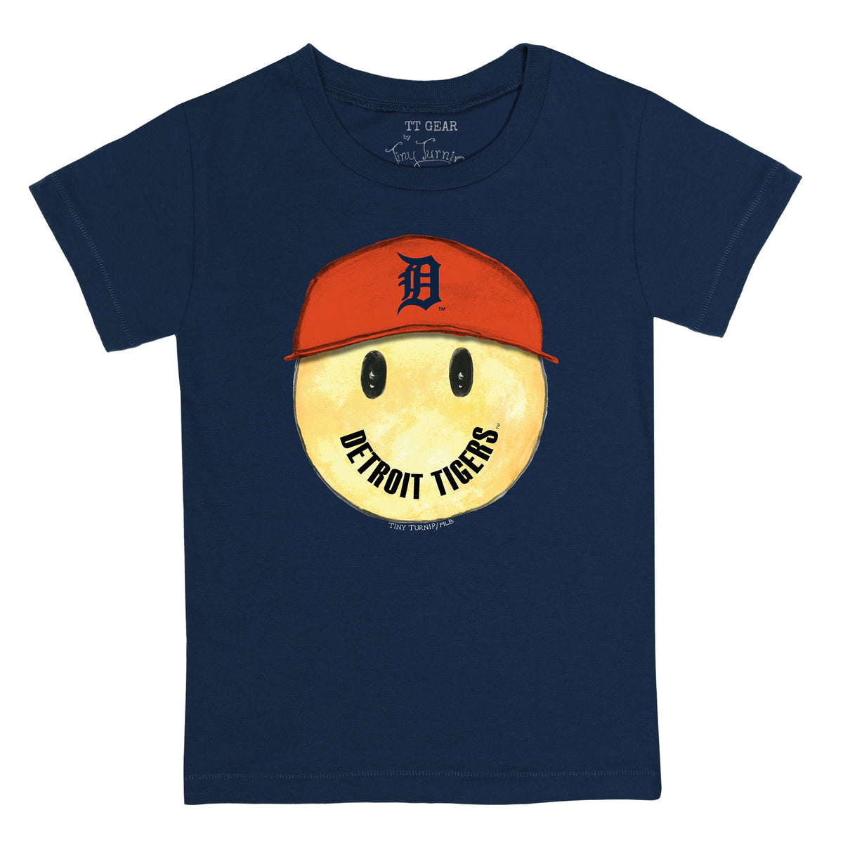 Detroit Tigers Smiley Tee Shirt