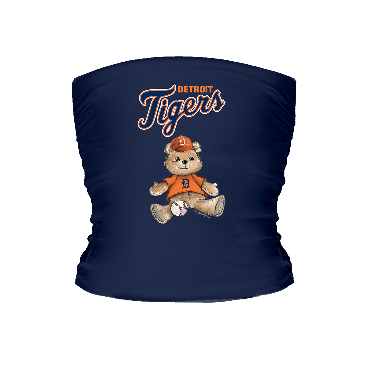 Detroit Tigers Teddy Tube Top - Tiny Turnip