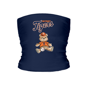 Detroit Tigers Teddy Tube Top - Tiny Turnip