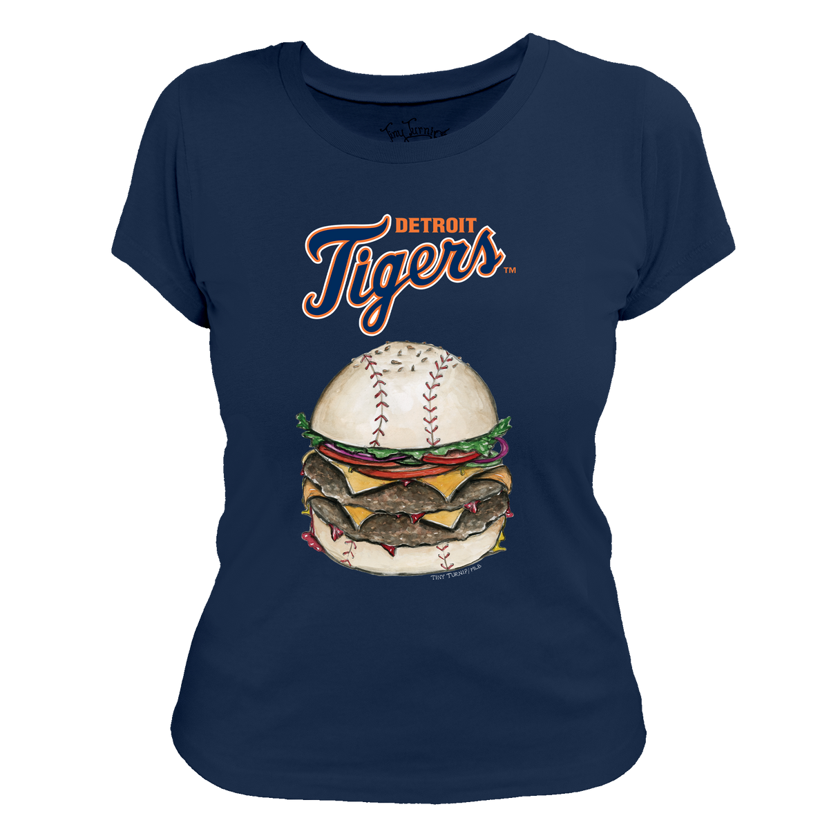 Detroit Tigers Burger Tee Shirt