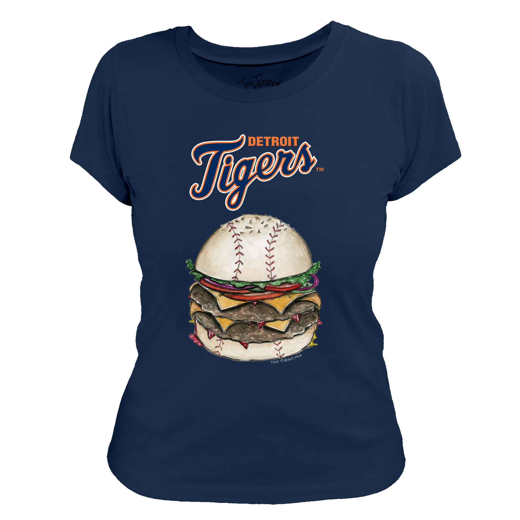 Detroit Tigers Burger Tee Shirt