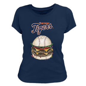 Detroit Tigers Burger Tee Shirt