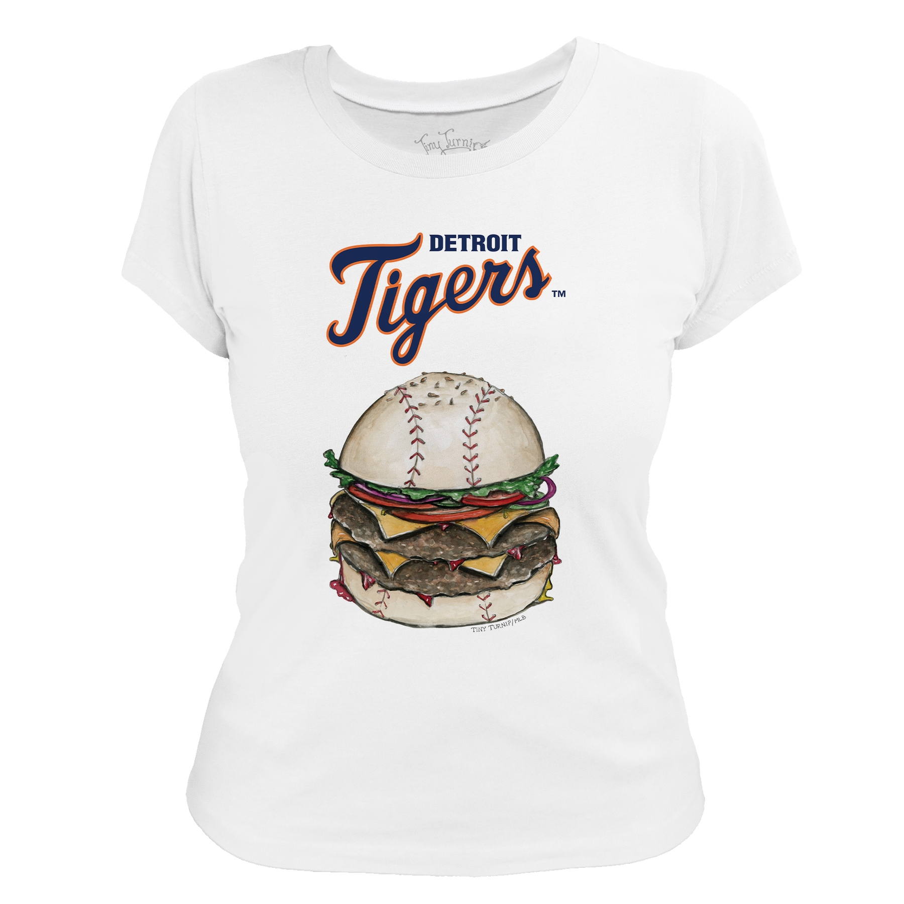 Detroit Tigers Burger Tee Shirt