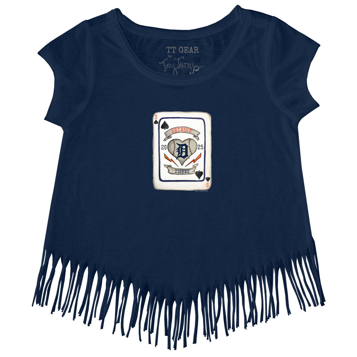 Detroit Tigers Card Fringe Tee
