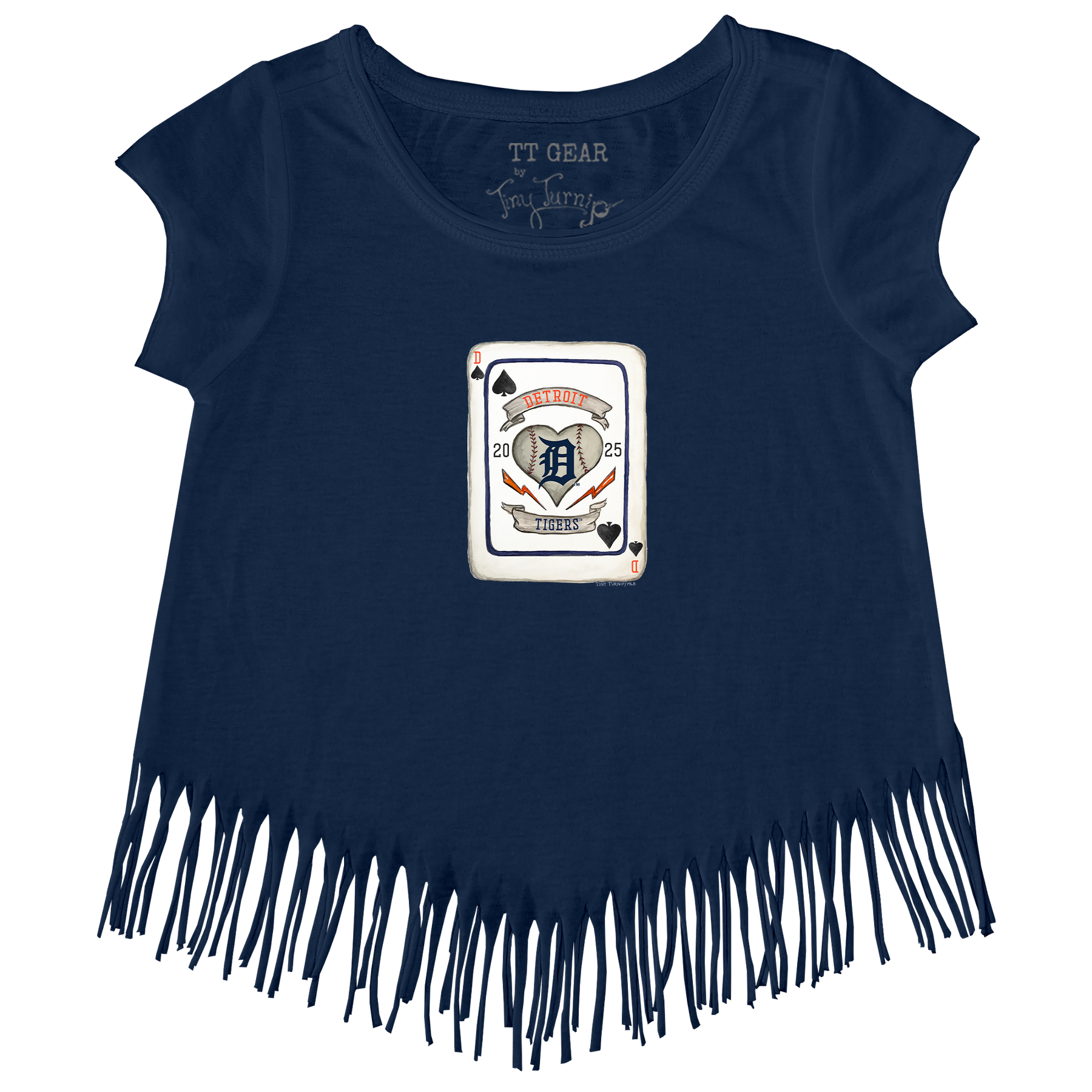 Detroit Tigers Card Fringe Tee