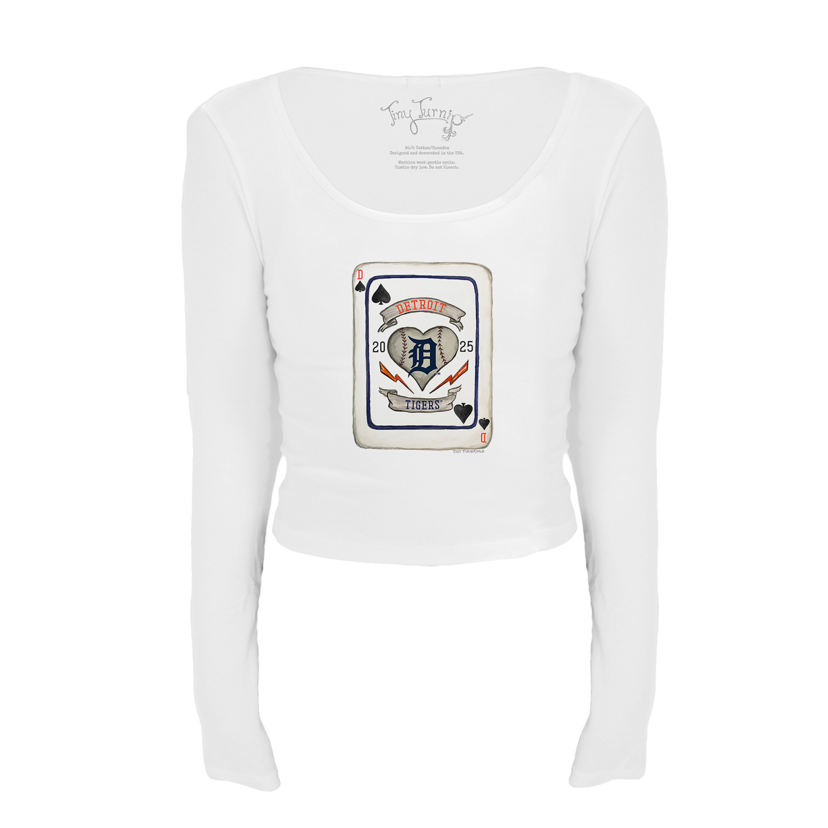 Detroit Tigers Card Women's Long Sleeve Lucy