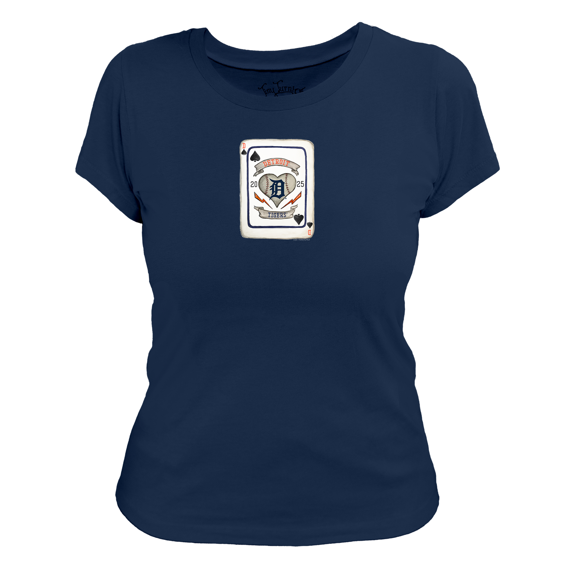 Detroit Tigers Card Women's Tee Shirt