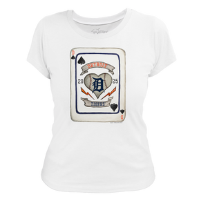 Detroit Tigers Card Women's Tee Shirt