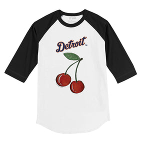 Detroit Tigers 3/4 Black Sleeve Raglan