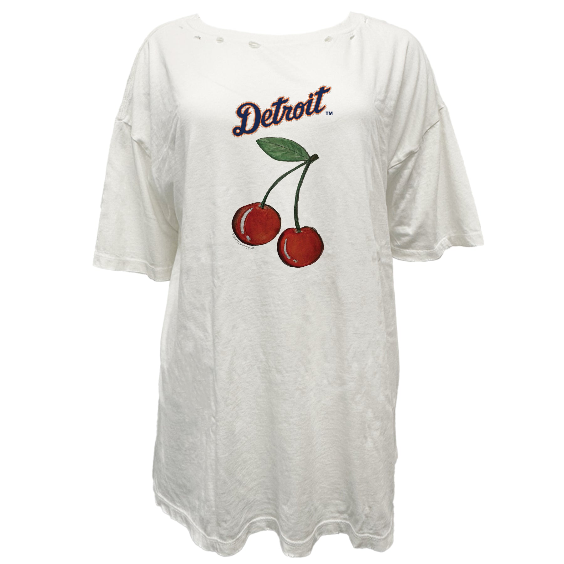 Detroit Tigers Cherries Vintage Tee