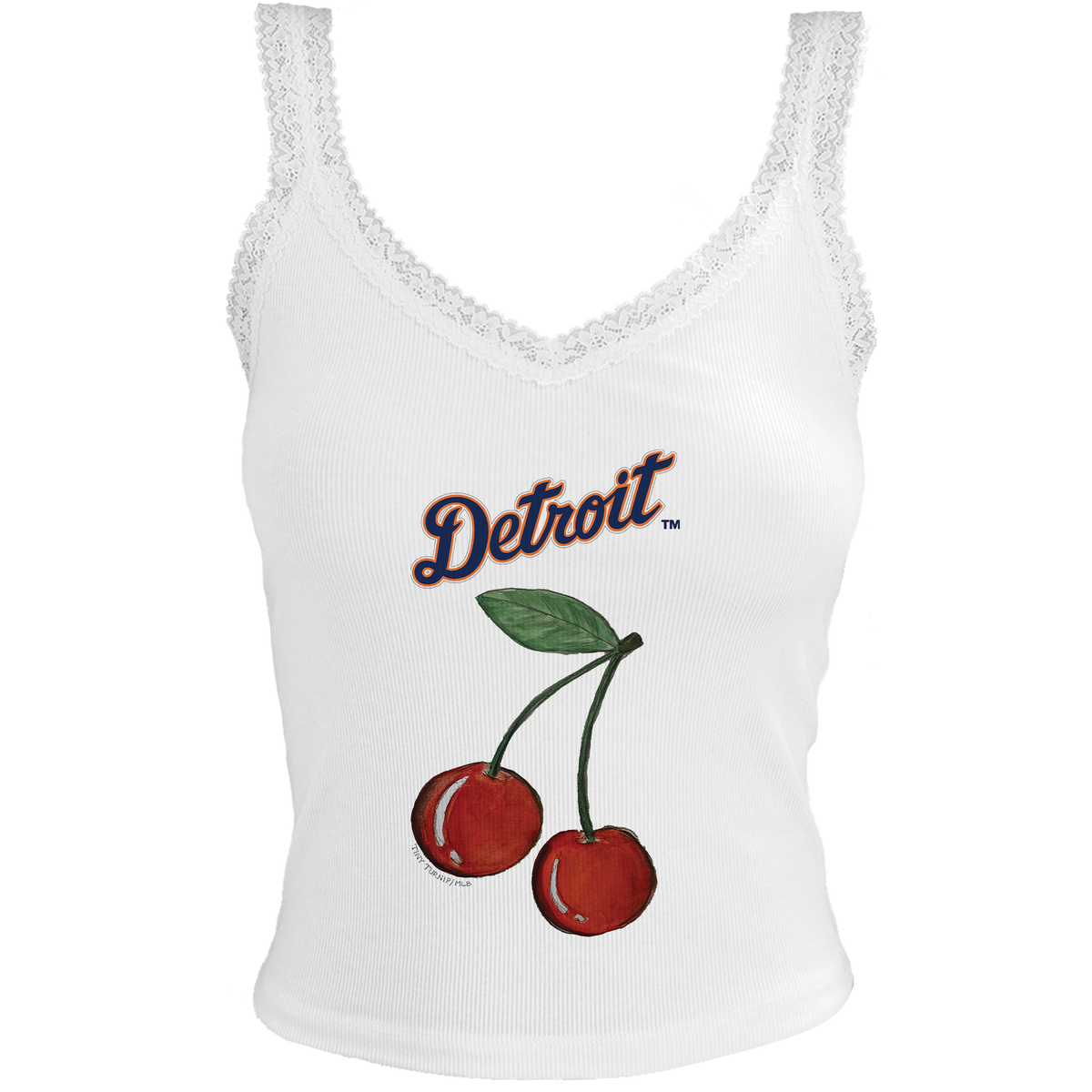 Detroit Tigers Cherry Lace Tank