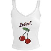 Detroit Tigers Cherry Lace Tank